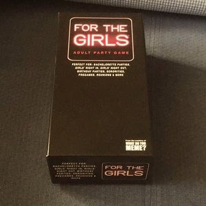 For the Girls adult party game board bachelorette By what do you meme creator
